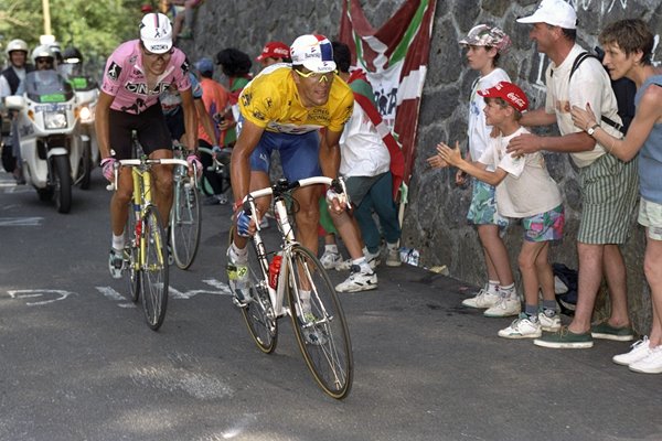Miguel Indurain & Alex Zulle Tour de France 1995