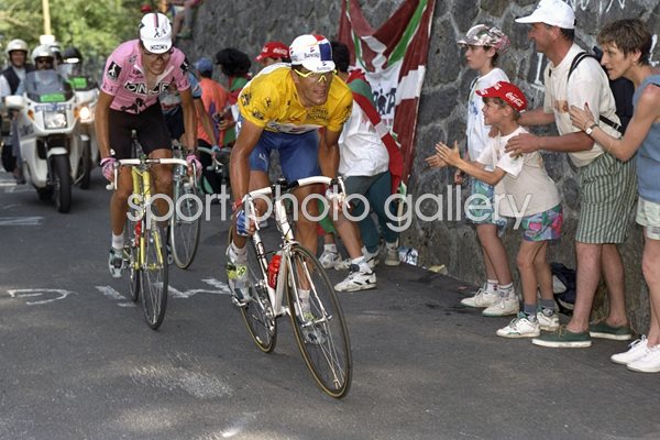 Miguel Indurain & Alex Zulle Tour de France 1995