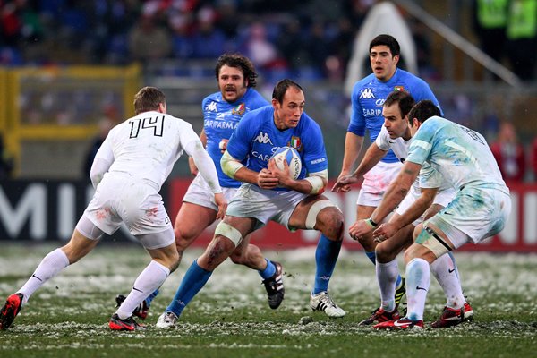 Sergio Parisse Italy v England 2012