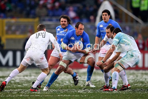 Sergio Parisse Italy v England 2012