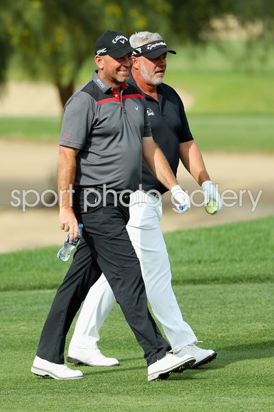 Ryder Cup Captains Darren Clarke & Thomas Bjorn Dubai 2017