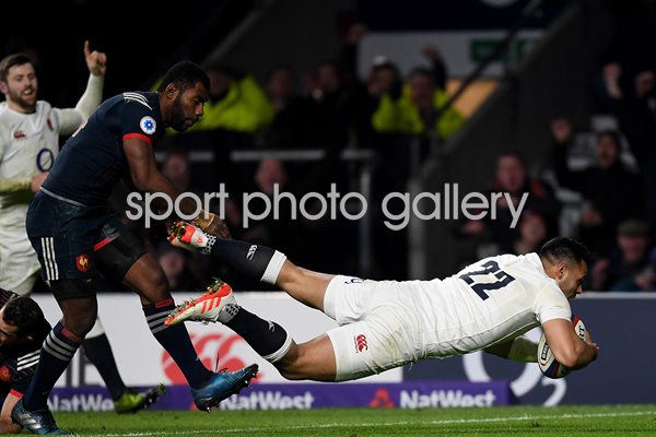 Ben Te'o England scores v France 6 Nations 2017 