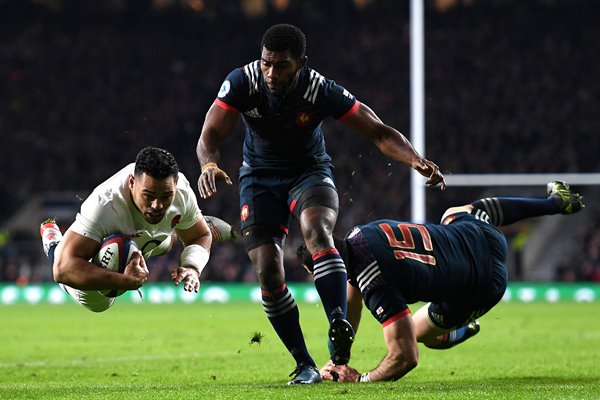 Ben Te'o England scores v France 6 Nations 2017 