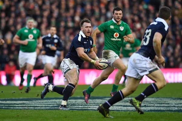 Stuart Hogg Scotland v Ireland Murrayfield 6 Nations 2017