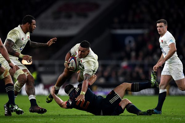 Nathan Hughes England v France 6 Nations 2017