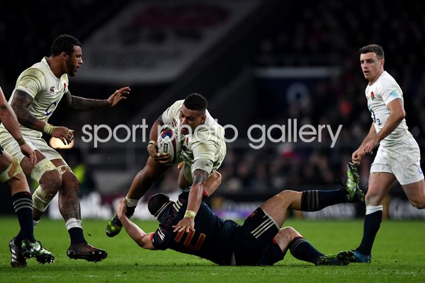 Nathan Hughes England v France 6 Nations 2017