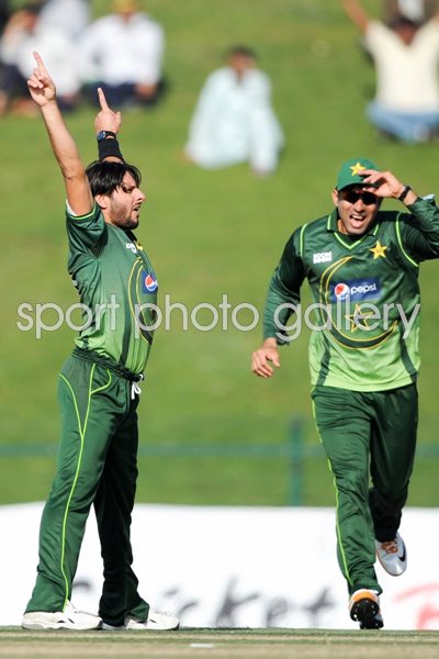 Shahid Afridi Pakistan v England 2012