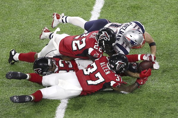 Julian Edelman New England Patriots Catch Super Bowl 2017