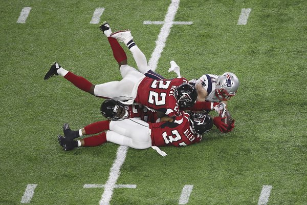 Julian Edelman New England Patriots Catch Super Bowl 2017