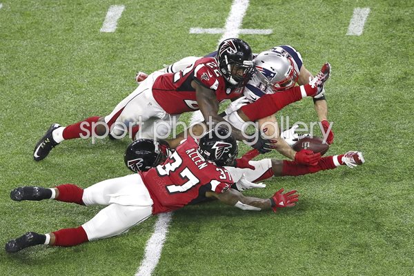 Julian Edelman New England Patriots Catch Super Bowl 2017