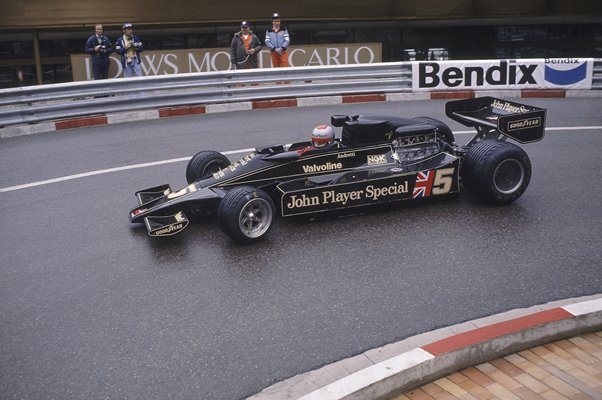 Mario Andretti Lotus Ford 1977 Monaco Grand Prix