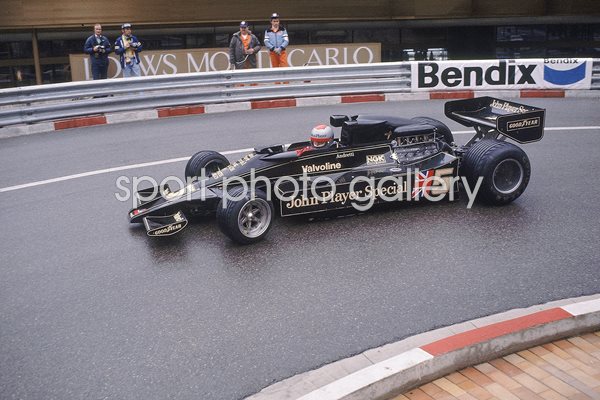 Mario Andretti Lotus Ford 1977 Monaco Grand Prix