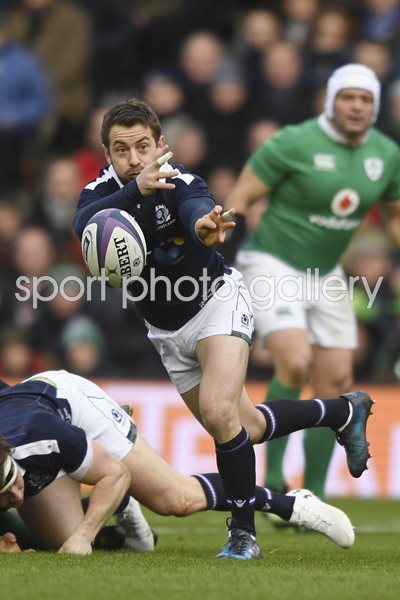 Greig Laidlaw Scotland v Ireland 6 Nations 2017