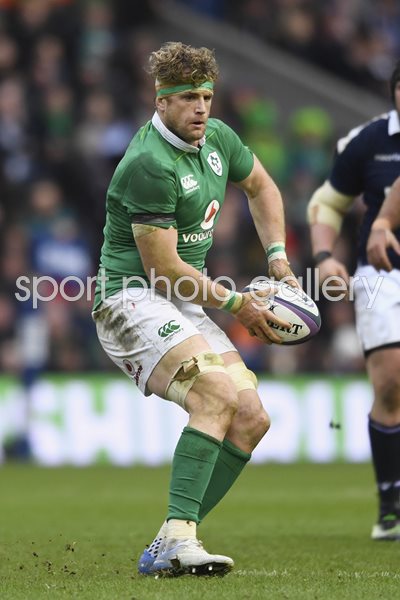 Jamie Heaslip Ireland v Scotland 6 Nations 2017