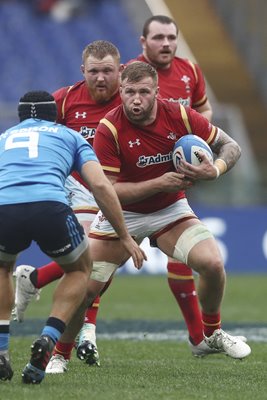 Ross Moriarty Wales v Italy Rome 6 Nations 2017