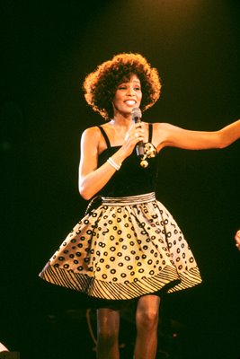 Whitney Houston on stage 1988