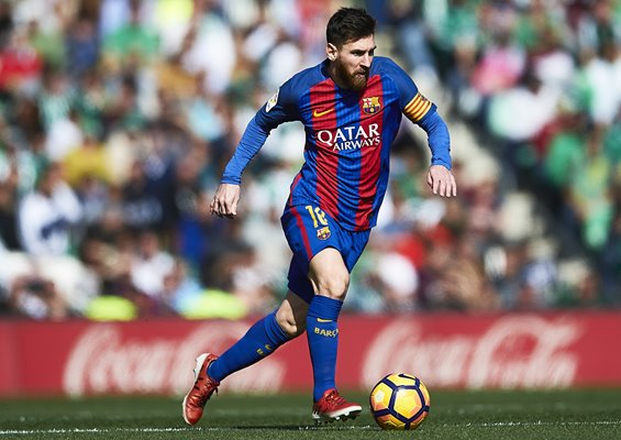 Lionel Messi FC Barcelona La Liga 2017 Portrait