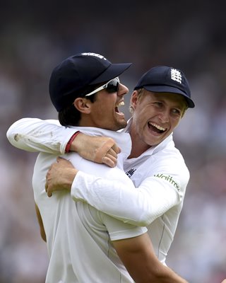 Alastair Cook & Joe Root England v India 2014
