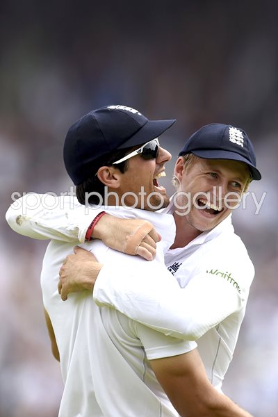 Alastair Cook & Joe Root England v India 2014