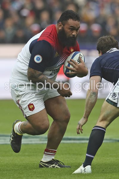 Uini Atonio France v Scotland 6 Nations Paris 2017