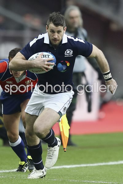 Tommy Seymour Scotland v France 6 Nations 2017