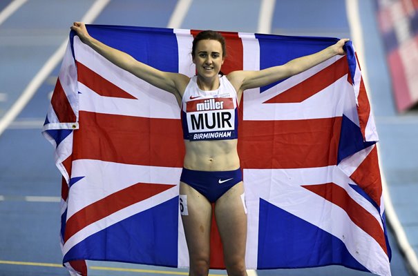 Laura Muir 1000 metres British Record Birmingham 2017