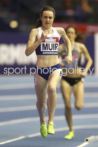 Laura Muir 1000 metres British Record Birmingham 2017
