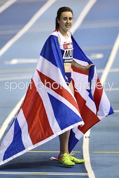 Laura Muir 1000 metres British Record Birmingham 2017