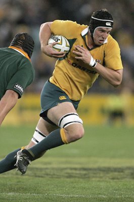 Daniel Vickerman Australia v South Africa Tri Nations 2006