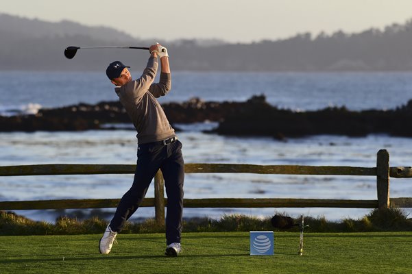 Jordan Spieth 18th Tee Pebble Beach Pro-Am 2017