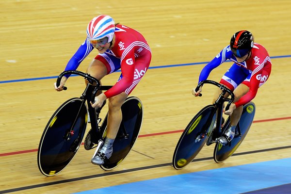 Jess Varnish & Victoria Pendleton Team Sprint 2012