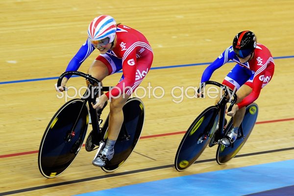 Jess Varnish & Victoria Pendleton Team Sprint 2012