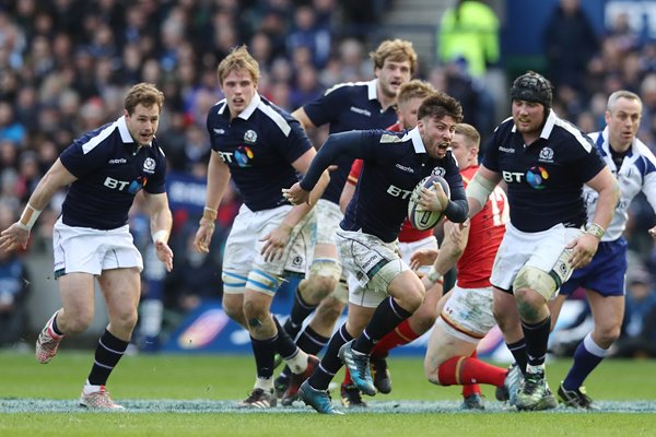 Ali Price Scotland v Wales 6 Nations Murrayfield 2017