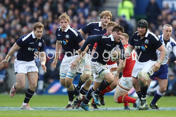 Ali Price Scotland v Wales 6 Nations Murrayfield 2017