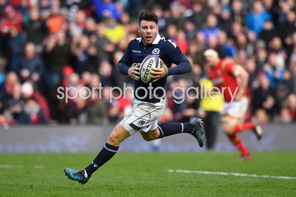Ali Price Scotland v Wales 6 Nations Murrayfield 2017
