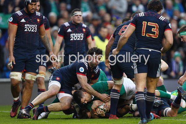 Conor Murray Ireland scores v France 6 Nations 2017