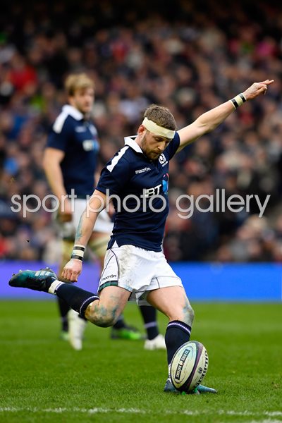 Finn Russell Scotland v Wales 6 Nations Murrayfield 2017