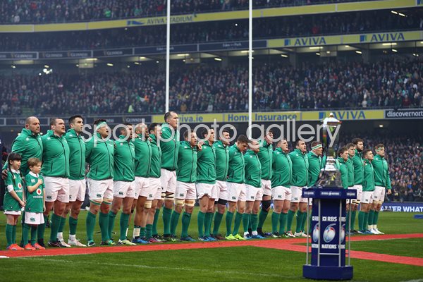 Ireland Team v France 6 Nations Aviva Stadium 2017