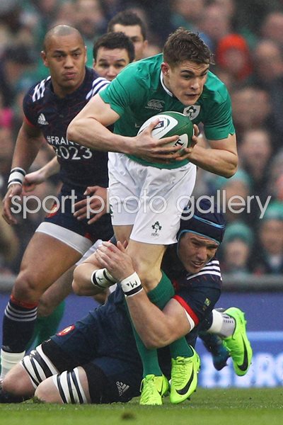 Garry Ringrose Ireland v France 6 Nations 2017