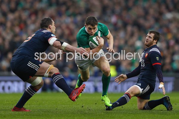 Garry Ringrose Ireland v France 6 Nations 2017