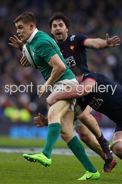 Garry Ringrose Ireland v France 6 Nations Dublin 2017