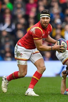 Rhys Webb Wales v Scotland 6 Nations Murrayfield 2017