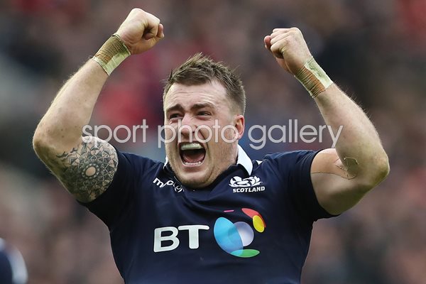 Stuart Hogg Scotland v Wales 6 Nations Murrayfield 2017