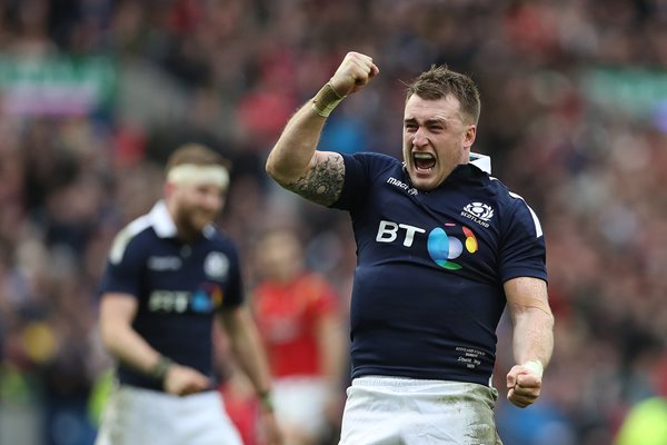 Stuart Hogg Scotland v Wales 6 Nations Murrayfield 2017