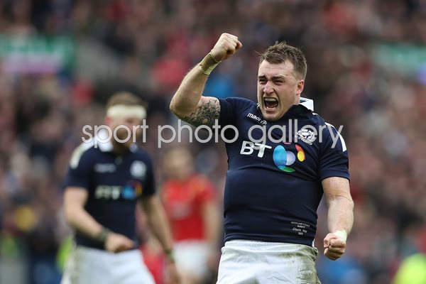 Stuart Hogg Scotland v Wales 6 Nations Murrayfield 2017