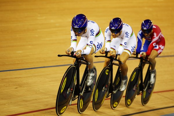 Danielle King, Laura Trott and Joanna Rowsell 2012