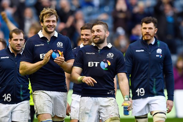 John Barclay & Richie Gray Scotland v Wales 2017