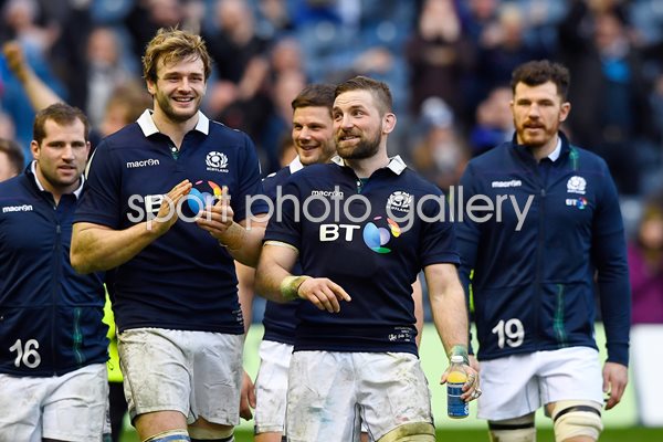 John Barclay & Richie Gray Scotland v Wales 2017