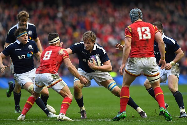 Jonny Gray Scotland v Wales 6 Nations Murrayfield 2017