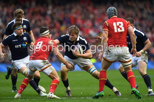 Jonny Gray Scotland v Wales 6 Nations Murrayfield 2017